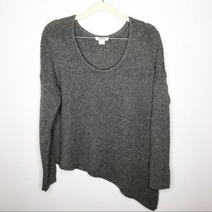 HELMUT LANG Asymmetrical Alpaca Sweater